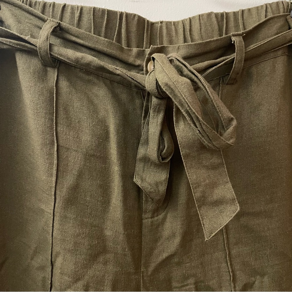 Joie Tie-Waist Linen Pants